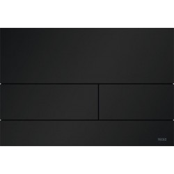 Πλακέτα εντοιχιζόμενου καζανακίου από μέταλλο διπλής ενέργειας μηχανικά, χρώμα: Μαύρο επιφάνεια: Ματ Πλακέτες