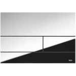 Πλακέτα εντοιχιζόμενου καζανακίου από μέταλλο διπλής ενέργειας μηχανικά, χρώμα: Χρωμέ επιφάνεια: Γυαλιστερή Πλακέτες