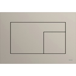 Flush wall plates for concealed cistern Beige Arizona / Greige, anti-fingerprint dual flush valve material: Fenix Mechanical with string, color: Beige surface: Matt Flush plates
