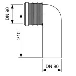 Connector pipe material: Plastic Plumbing pipes
