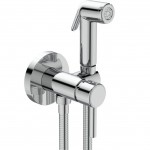 Bidet system Mixing material: Brass, color: Chrome surface: Glossy Wall-mounted bidet hand shower systems