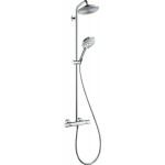 Shower tap with showerpipe and overhead shower Wall-mounted material: Brass thermostatic 240, color: Chrome surface: Glossy Wall-mounted exposed with showerpipe and overhead shower Shower tap with showerpipe and overhead shower Wall-mounted material: Brass thermostatic 240, color: Chrome surface: Glossy Wall-mounted exposed with showerpipe and overhead shower