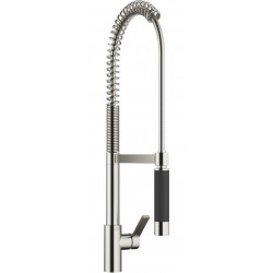 Kitchen tap Deck-mounted material: Brass With Pull-Out Spray 1 jet, color: Chrome surface: Glossy Deck-mounted