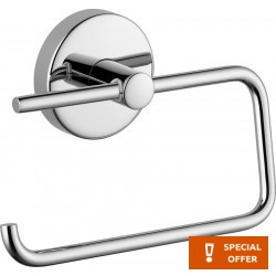 Paper holder ring style material: Brass, color: Chrome surface: Glossy Toilet paper holders