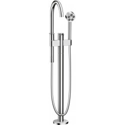 Bathtub tap Floor-standing external part material: Brass, color: Chrome surface: Glossy