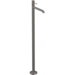 Wash basin tap Floor-standing - external part brushed black chrome material: Brass, color: Grey surface: Brushed Floor standing Wash basin tap Floor-standing - external part brushed black chrome material: Brass, color: Grey surface: Brushed Floor standing
