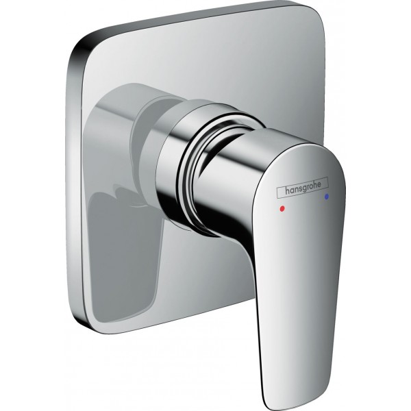 Shower tap Wall-mounted external part 1 way material: Brass mixer With plate without hand shower, hose and holder, color: Chrome surface: Glossy Wall-mounted - external part Shower tap Wall-mounted external part 1 way material: Brass mixer With plate without hand shower, hose and holder, color: Chrome surface: Glossy Wall-mounted - external part