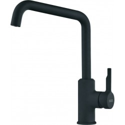 Kitchen tap Deck-mounted material: Brass Matte Black, color: Black surface: Matt Deck-mounted