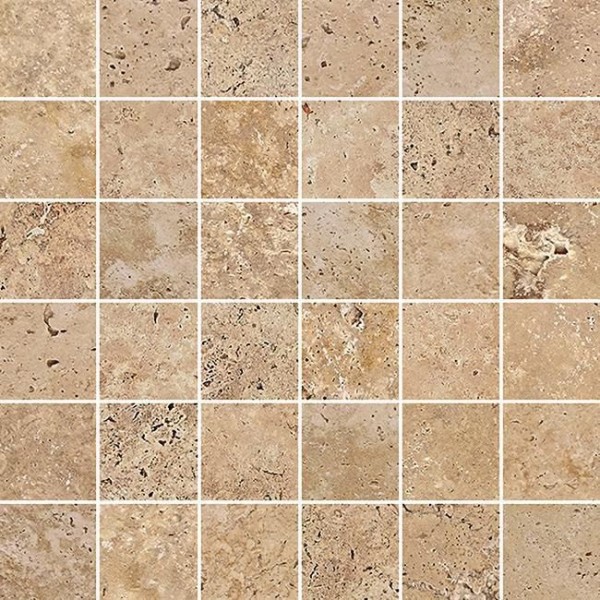 Mosaic 5x5 France, shape: Square 1st choice rettificato mosaico, hue: Beige Mosaics