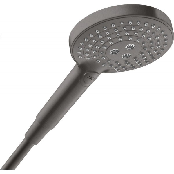 Τηλέφωνο ντους 3 ροών brushed black chrome, χρώμα: Μαύρο επιφάνεια: Βουρτσισμένη Τηλέφωνα Τηλέφωνο ντους 3 ροών brushed black chrome, χρώμα: Μαύρο επιφάνεια: Βουρτσισμένη Τηλέφωνα