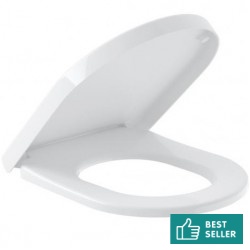 Κάλυμμα λεκάνης soft closing Wrapover Stone White (ματ), χρώμα: Λευκό Καλύμματα