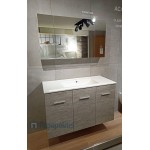 Bathroom furniture set with washbasin 100x47x60 material: Sea plywood wall mounted, color: Wood Grey Bathroom furniture sets Bathroom furniture set with washbasin 100x47x60 material: Sea plywood wall mounted, color: Wood Grey Bathroom furniture sets