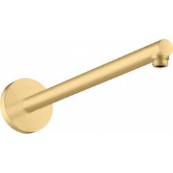 Arm 39cm brushed gold optic Wall-mounted material: Brass, color: Gold surface: Brushed Shower arms