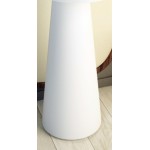 Κολώνα επιδαπέδια PE, 30x75, solid surface, χρώμα: Λευκό Κολώνες νιπτήρων