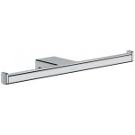 Paper holder double material: Brass, color: Chrome surface: Glossy