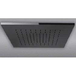 Shower head Ceiling-mounted 35x35 material: Brass, style: 2 sprays Mirror Steel, color: Chrome surface: Glossy Overhead showers