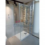 Shower enclosure Rectangle 70x90x190 6mm folding surface: Glossy, color: Chrome Shower enclosure Rectangle 70x90x190 6mm folding surface: Glossy, color: Chrome