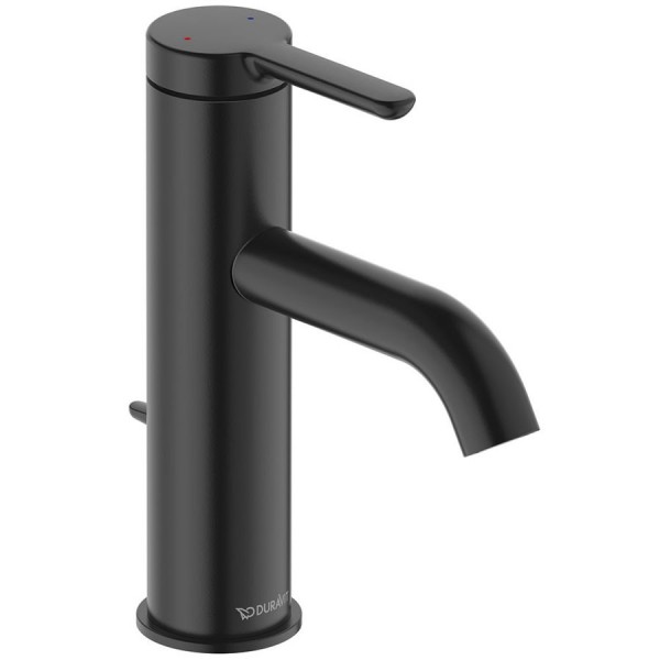 Wash basin tap Deck-mounted material: Brass mixer With pop-up waste set Μ size M-Size, color: Black surface: Matt Deck-mounted Wash basin tap Deck-mounted material: Brass mixer With pop-up waste set Μ size M-Size, color: Black surface: Matt Deck-mounted