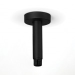 Shower head Ceiling-mounted 20x20 material: ABS, style: 1 spray, color: Black surface: Matt Overhead showers