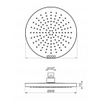 Κεφαλή ντους οροφής 20x20 από ABS 1 ροής & βραχίονας 10cm, χρώμα: Μαύρο επιφάνεια: Ματ Κεφαλές ντους Κεφαλή ντους οροφής 20x20 από ABS 1 ροής & βραχίονας 10cm, χρώμα: Μαύρο επιφάνεια: Ματ Κεφαλές ντους
