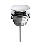 Wash basin tap Wall-mounted concealed - complete set 2 holes material: Brass With push-open waste set 19,6m, color: Chrome surface: Glossy Wall-mounted - external part Wash basin tap Wall-mounted concealed - complete set 2 holes material: Brass With push-open waste set 19,6m, color: Chrome surface: Glossy Wall-mounted - external part
