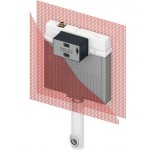Concealed cistern for wall-mounted toilet for plasterboard wall Without Frame Concealed cisterns for wall-mounted WC