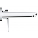 Wash basin tap Wall-mounted concealed - complete set 2 holes material: Brass Without waste New, 17,7cm, color: Chrome surface: Glossy Wall-mounted - external part Wash basin tap Wall-mounted concealed - complete set 2 holes material: Brass Without waste New, 17,7cm, color: Chrome surface: Glossy Wall-mounted - external part