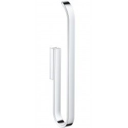 Paper holder double material: Brass, color: Chrome surface: Glossy Toilet paper holders