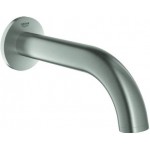 Spout (Nozzle) 17,1cm Wall-mounted material: Brass supersteel, color: Chrome surface: Brushed Bath spouts