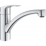 Kitchen tap Deck-mounted material: Brass Low, color: Chrome surface: Glossy Deck-mounted Kitchen tap Deck-mounted material: Brass Low, color: Chrome surface: Glossy Deck-mounted