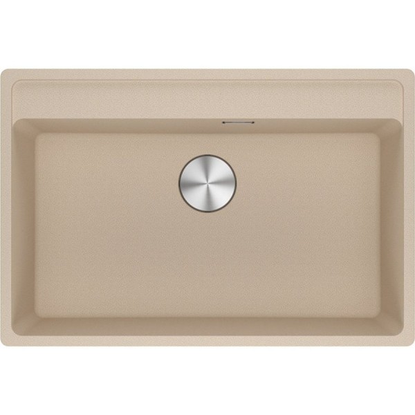 Sink Granite 76x51 free nested 1 bowl beige oatmeal, color: Beige Granite