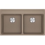 Sink Granite 86x51 free nested 2 cabinet oyster, color: Brown Granite Sink Granite 86x51 free nested 2 cabinet oyster, color: Brown Granite
