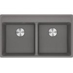 Sink Granite 86x51 free nested 2 cabinet stone grey, color: Grey Granite Sink Granite 86x51 free nested 2 cabinet stone grey, color: Grey Granite