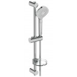 Shower slider rail 60cm material: Brass with hand shower, hose & soap holder, color: Chrome surface: Glossy Shower slider rails Shower slider rail 60cm material: Brass with hand shower, hose & soap holder, color: Chrome surface: Glossy Shower slider rails