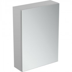 Καθρέπτης, σχήμα: Ορθογώνιο 50x70 από αλουμίνιο & ντουλάπι, χρώμα: Χρωμέ