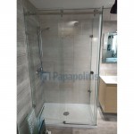 Shower enclosure Rectangle 70x120x200 8mm sliding surface: Glossy, color: Chrome Rectangular