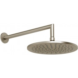 Shower head Wall-mounted 25x25 material: Inox, style: 1 spray, color: Chrome surface: Brushed Overhead showers