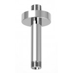 Κεφαλή ντους οροφής 20x20 από ABS 1 ροής & βραχίονα 10cm, χρώμα: Χρωμέ επιφάνεια: Γυαλιστερή Κεφαλές ντους