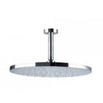 Κεφαλή ντους οροφής 20x20 από ABS 1 ροής & βραχίονα 10cm, χρώμα: Χρωμέ επιφάνεια: Γυαλιστερή Κεφαλές ντους