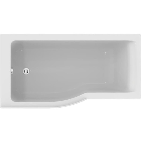 Bathtub Offset 150x80 material: Acrylic left surface: Glossy, color: White Offset