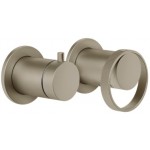 Shower tap Wall-mounted external part 2 holes 2 way material: Inox mixer without hand shower, hose and holder Finox, color: Chrome surface: Brushed Wall-mounted - external part