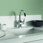 Kitchen tap Deck-mounted material: Brass, color: Chrome surface: Glossy Deck-mounted Kitchen tap Deck-mounted material: Brass, color: Chrome surface: Glossy Deck-mounted
