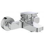 Μπαταρία μπανιέρας επίτοιχη από ορείχαλκο κορμός (χωρίς τηλέφωνο, σπιράλ, στήριγμα) αναμεικτική, χρώμα: Χρωμέ επιφάνεια: Γυαλιστερή Επίτοιχες