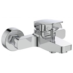 Μπαταρία μπανιέρας επίτοιχη από ορείχαλκο κορμός (χωρίς τηλέφωνο, σπιράλ, στήριγμα) αναμεικτική, χρώμα: Χρωμέ επιφάνεια: Γυαλιστερή Επίτοιχες