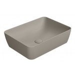 Washbasin Free standing 50x38x14 material: Porcelain Without hole Without overflow tortora, color: Brown surface: Matt Washbasin Free standing 50x38x14 material: Porcelain Without hole Without overflow tortora, color: Brown surface: Matt Free standing