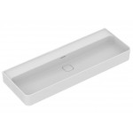 Washbasin Wall-mounted 120x43x13 no pedestal With 1 bowl Without hole material: Porcelain, color: White surface: Glossy Wall-mounted Washbasin Wall-mounted 120x43x13 no pedestal With 1 bowl Without hole material: Porcelain, color: White surface: Glossy Wall-mounted
