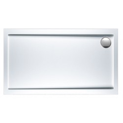 Shower tray Rectangular 140x80x5 material: Acrylic, color: White surface: Glossy Rectangular