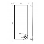 Ντουζιέρα ορθογώνια 160x80x5 από ακρυλικό, χρώμα: Λευκό επιφάνεια: Γυαλιστερή Ορθογώνιες Ντουζιέρα ορθογώνια 160x80x5 από ακρυλικό, χρώμα: Λευκό επιφάνεια: Γυαλιστερή Ορθογώνιες