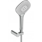 Shower head W/ hose and holder 3 jets, color: Chrome surface: Glossy Hand showers Shower head W/ hose and holder 3 jets, color: Chrome surface: Glossy Hand showers
