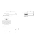Paper holder no cover material: Inox brushed steel, color: Chrome surface: Brushed Toilet paper holders Paper holder no cover material: Inox brushed steel, color: Chrome surface: Brushed Toilet paper holders